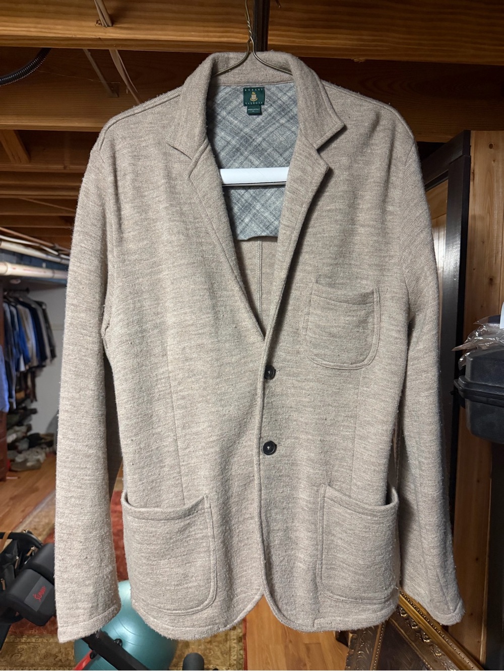 Robert Talbott Knit Sweater Blazer